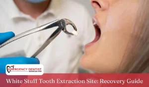 White Stuff Tooth Extraction Site Recovery Guide